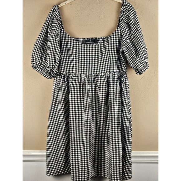 Pomander Place Dresses & Skirts - Pomander Place Tuckernuck Womens Abigail Black White Gingham Dress Medium